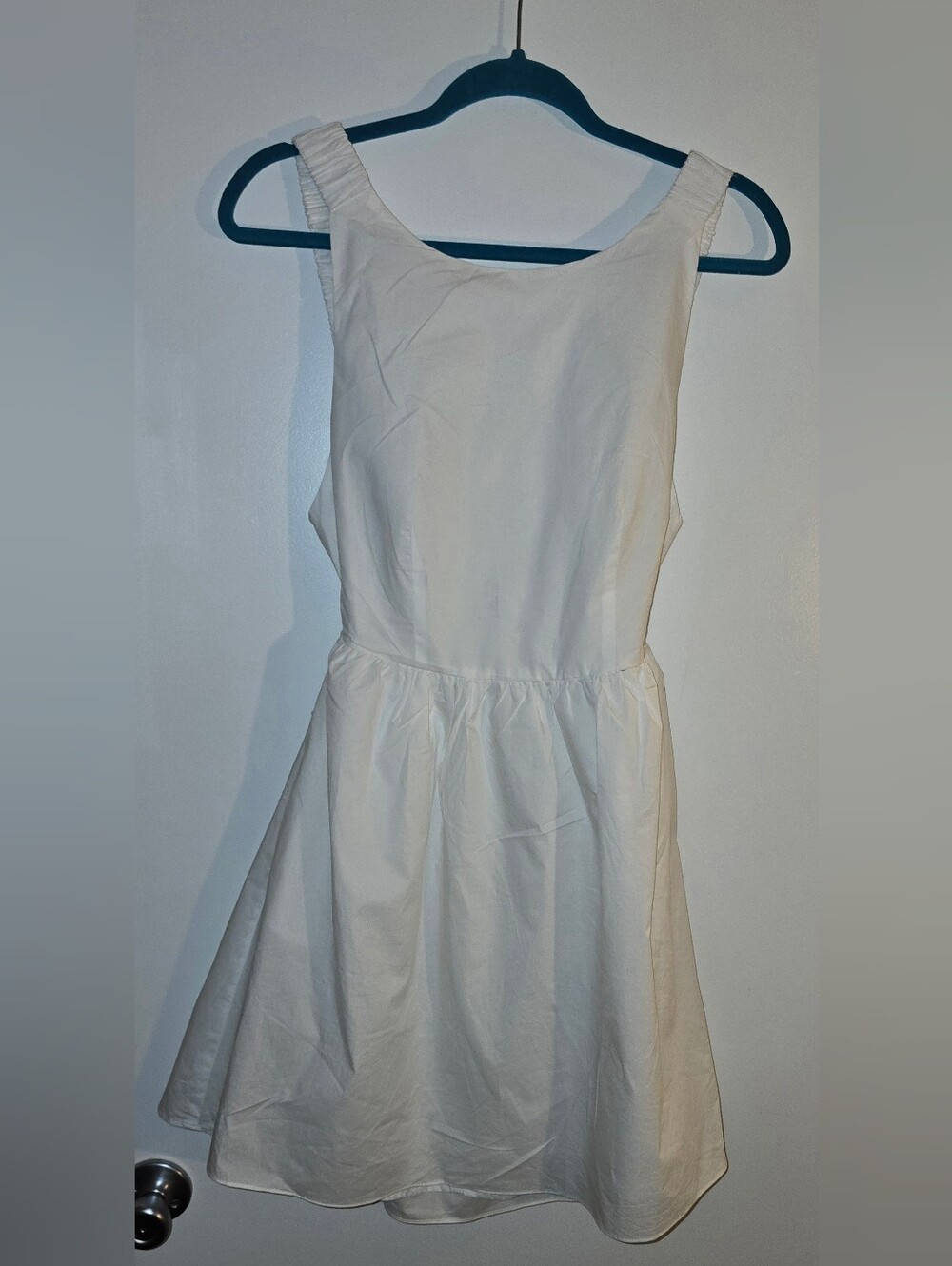 Vici Gina White Sleeveless Dress With Pockets Size S Wonens